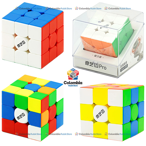 QiYi M Pro Magnético 3x3 Stickerless Colombia Rubik Store