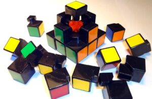 Rubik - disassembled cube puzzle - Colombia Rubik Store