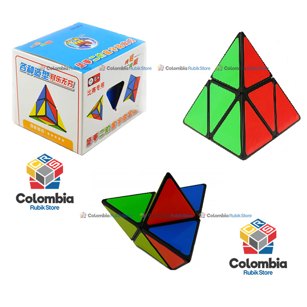 Shengshou Pyramorphix 2x2 Negro Cubo Rubik Shengshou Pyramorphix 2x2 Negro