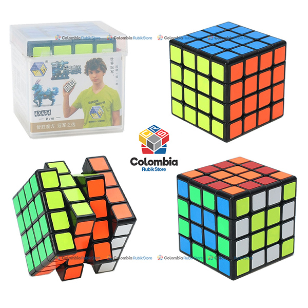 Yuxin Blue Kylin 4x4 Negro Cubo Rubik Yuxin Blue Kylin 4x4 Negro