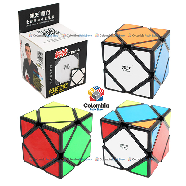 Cubo Rubik Qiyi QiCheng A Skewb Negro