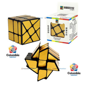 Cubo Rubik MoFang JiaoShi WindMirror 3x3 Dorado