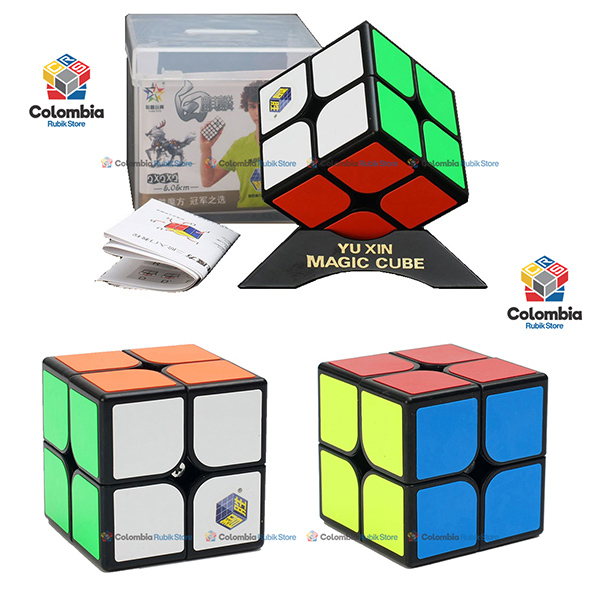 YuXin_White_Kylin_2x2_Negro YuXin White Kylin 2x2 Negro