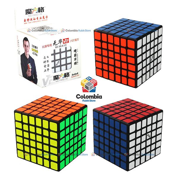 QiYi_WuHua_V2_6x6_Negro QiYi WuHua V2 6x6 Negro