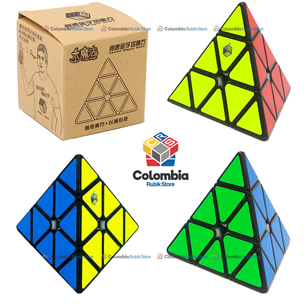 YuXin Little Magic Pyraminx Negro