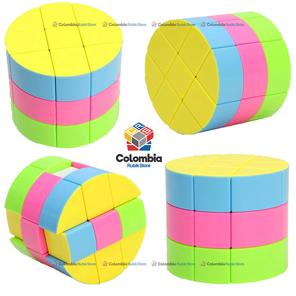 Z-Cube Cylinder 3x3 Candy Colors