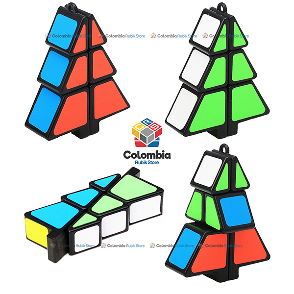Rubik Z-Cube Christmas Tree Cube 1x2x3 Negro