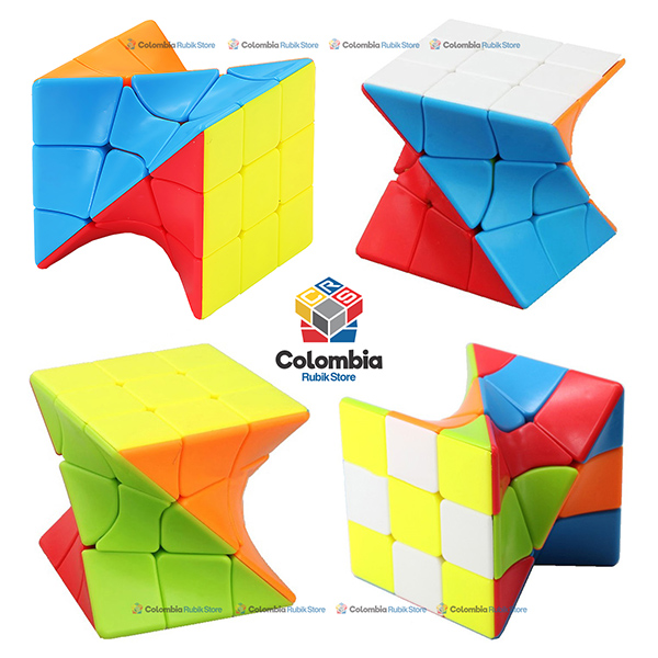 Cubo Rubik FanXin Twisty 3x3 Stickerless
