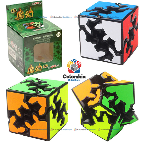 HelloCube_MoHuan_2x2_Gear_Shift_Negro HelloCube MoHuan 2x2 Gear Shift Negro