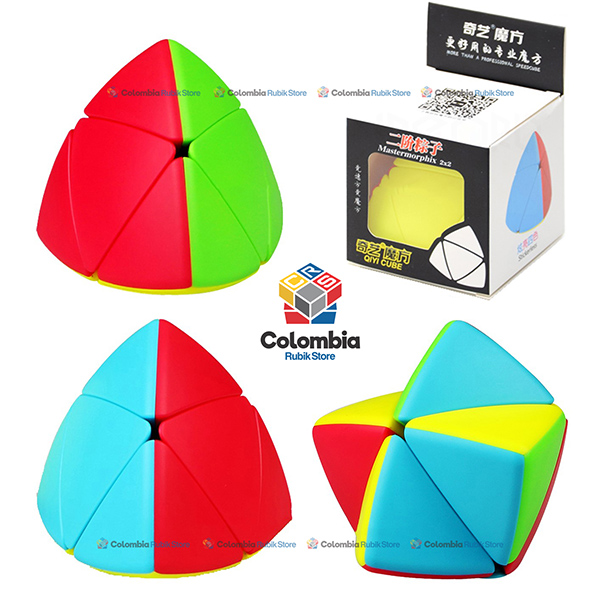 Qiyi_Masthermorphix_2x2_Stickerless Cubo Rubik Qiyi Mastermorphix 2×2 Stickerless