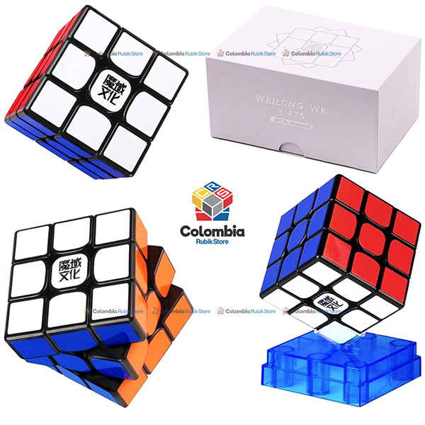 Moyu WeiLong WR 3x3 Negro Cubo Rubik Moyu WeiLong WR 3x3 Negro