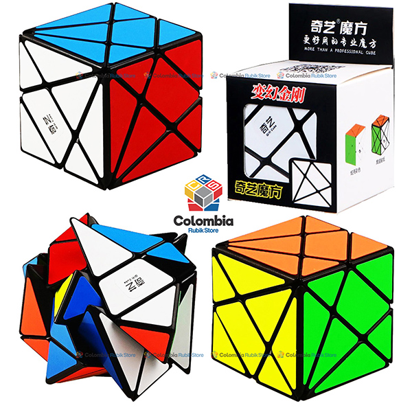 QiYi_Axis_3x3_Negro Cubo Rubik QiYi Axis 3x3 Negro