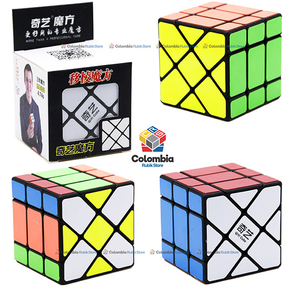 QiYi_Fisher_3x3_Negro Cubo Rubik QiYi Fisher 3x3 Negro