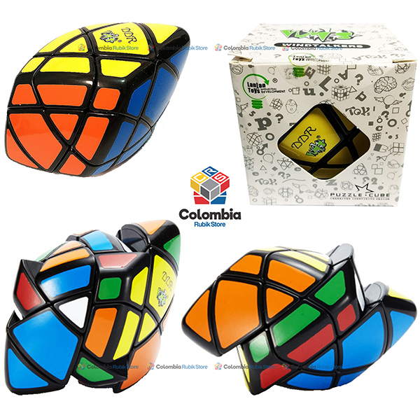 Lanlan_6-Axis_Curvy_Rhombohedron_Negro Cubo Rubik LanLan 6-Axis Curvy Rhombohedron Negro