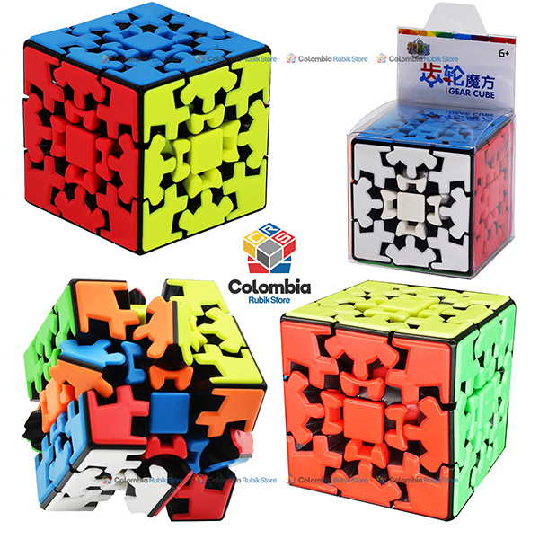 KungFu_Gear_Cube_3x3_Stickerless Cubo Rubik KungFu Gear Cube 3x3 Stickerless