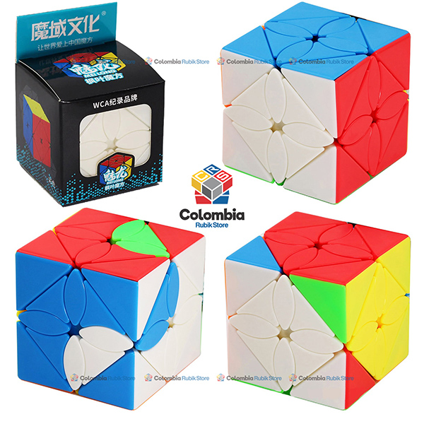 MoFang JiaoShi Maple Leaf Cube Stickerless