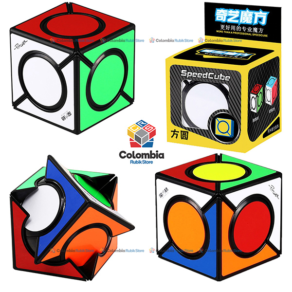 QiYi Six Spot Cube Negro - Colombia Rubik Store