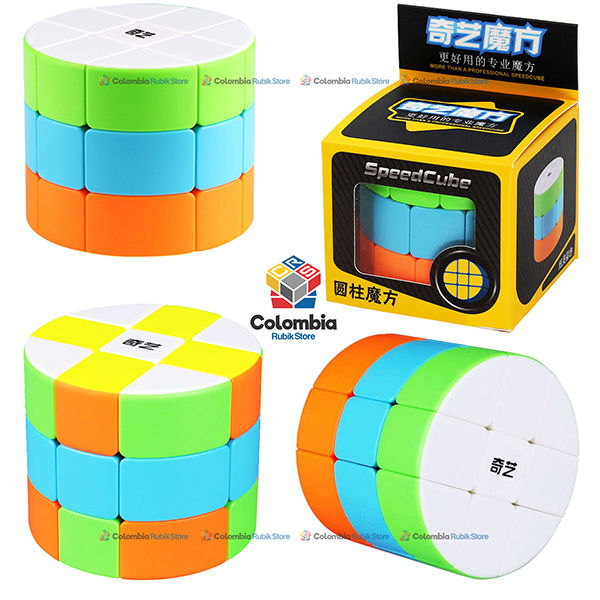QiYi_Cylinder_3x3_Stickerless Rubik QiYi Cylinder 3x3 Stickerless - Colombia Rubik