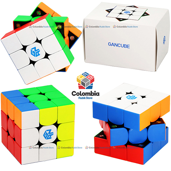 Rubik - GAN 356 M Con GES 3x3 Stickerless 1 - Colombia Rubik Store