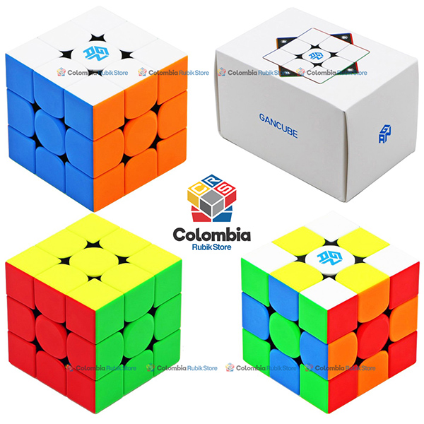Rubik - Gan 354 M V2 Standard 3x3 Stickerless 1 - Colombia Rubik Store