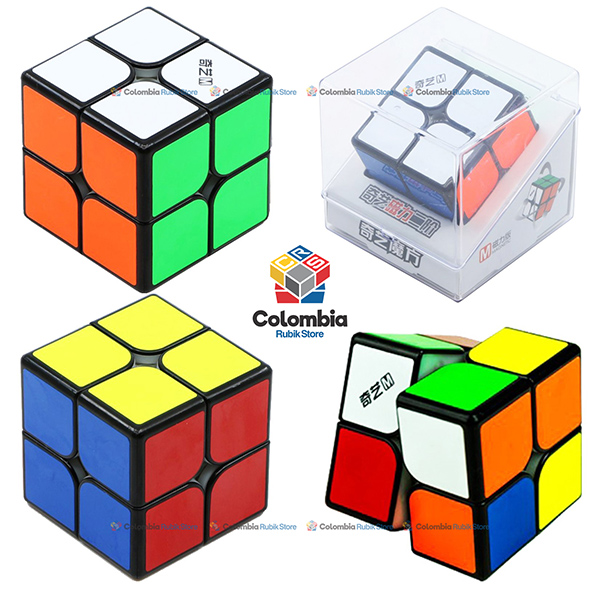 Rubik - QiYi MS Magnetic 2x2 Negro 1 - Colombia Rubik Store