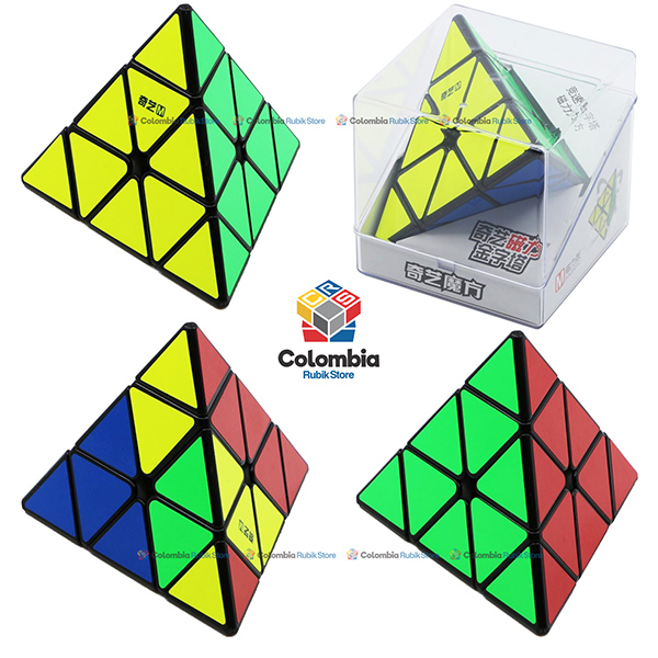 QiYi_MS_Pyraminx_Magnetic_Negro Rubik QiYi MS Pyraminx Magnetic Negro - Colombia