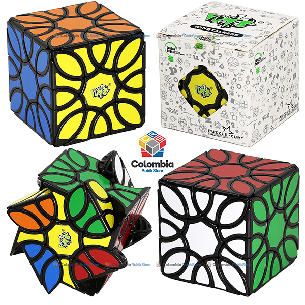 Lanlan_Sunflower_Cube_Negro Cubo Rubik LanLan SunFlower Cube Negro