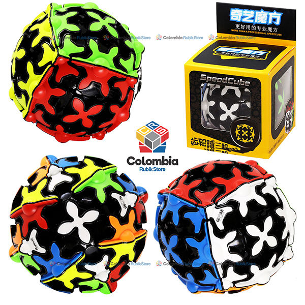QiYi_Gear_Cube_Sphere_Negro Rubik QiYi Gear Sphere 3x3 Negro - Colombia