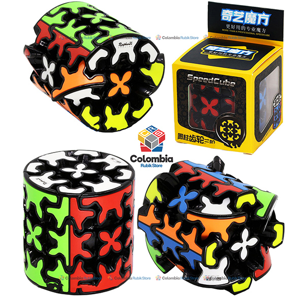 Rubik QiYi Gear Cylinder 3x3 Negro - Colombia