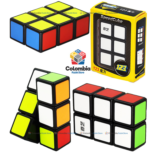 QiYi_1x2x3_Negro Rubik QiYi 1x2x3 Negro - Colombia