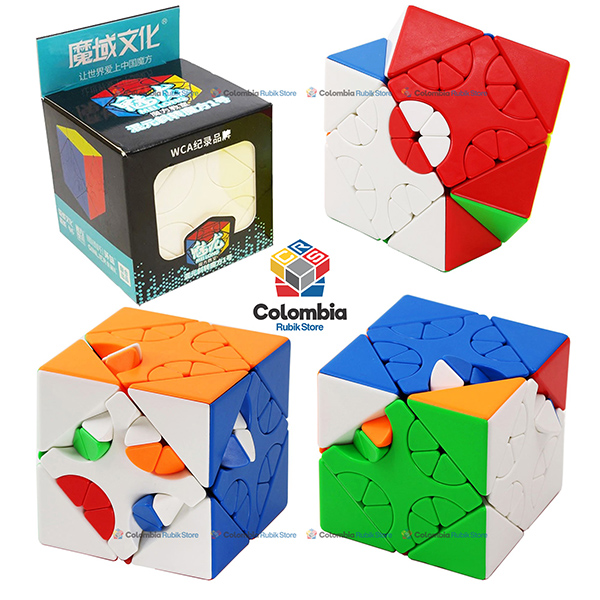 MoFang JiaoShi_MeiLong_Mixup_skewb_3_Stickerless MoFang JiaoShi MeiLong Mixup Skewb Version 3 Stickerless