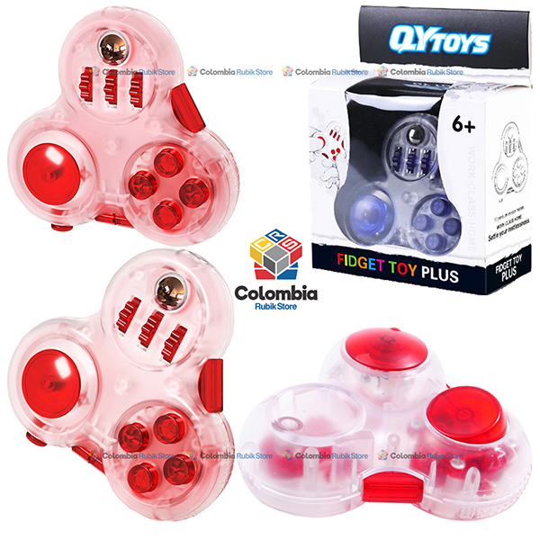 Rubik QiYi Fidget Plus Rojo - Venta en Colombia