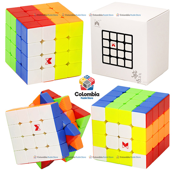 Rubik - QiYi X Man Ambition M 4x4 Stickerless 1 - Colombia Rubik Store