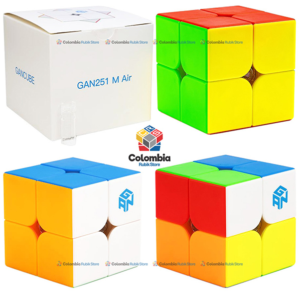 Rubik - GAN251 M Air 2x2 Stickerless 1 - Colombia Rubik Store