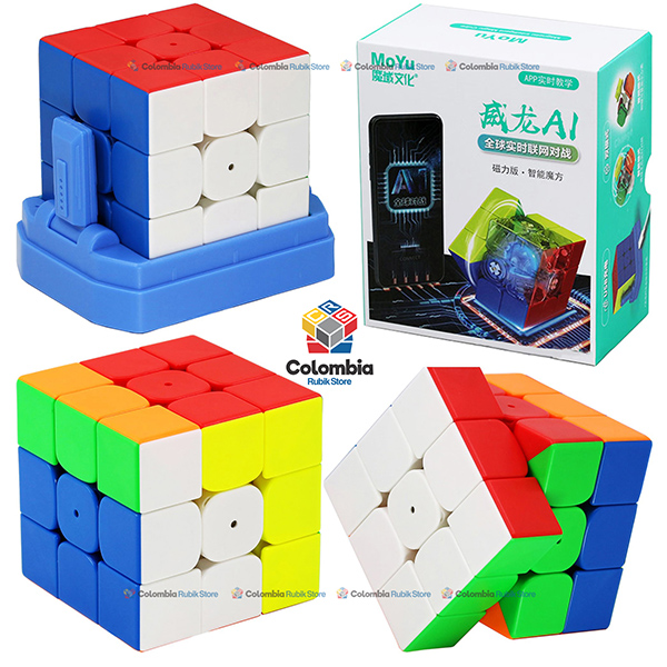 MoYu WeiLong AI 3x3 Stickerless Cubo Rubik MoYu WeiLong AI 3x3 Stickerless