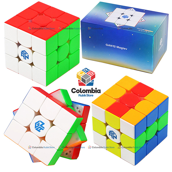 Rubik - GAN 12 Maglev UV 3x3 Stickerless 1 - Colombia Rubik Store