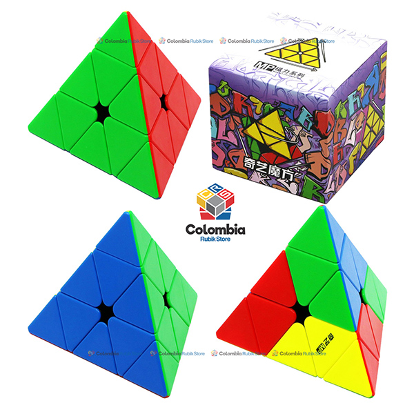 QiYi_MP_Pyraminx_Magnetic_Stickerless Rubik QiYi MP Pyraminx (Magnético) Stickerless - Colombia