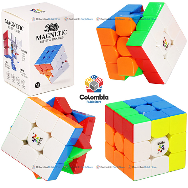Rubik - YuXin Little Magic M V2 3x3 Stickerless 1 - Colombia Rubik Store