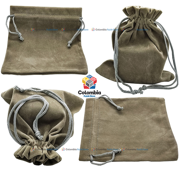 Rubik Bolsa de Tela 13 x 15cm Gris - Colombia