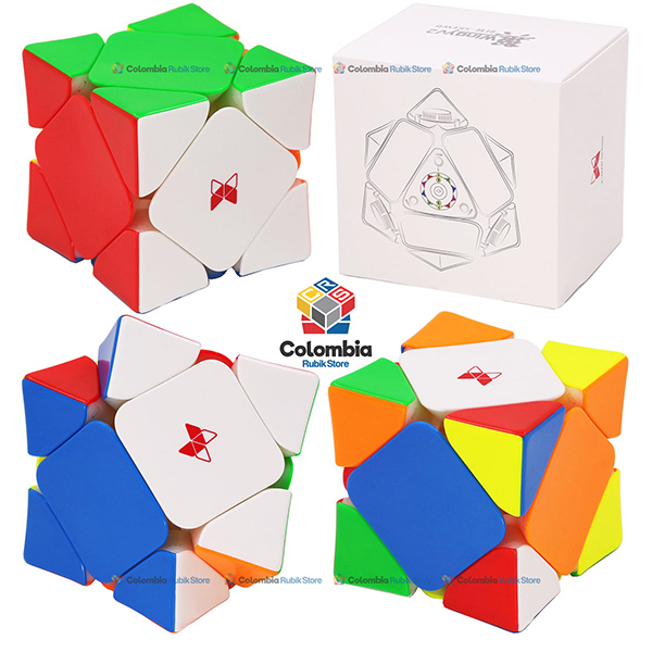 Rubik - QiYi XMD Wingy Skewb V2 M Stickerless 1 - Colombia Rubik Store