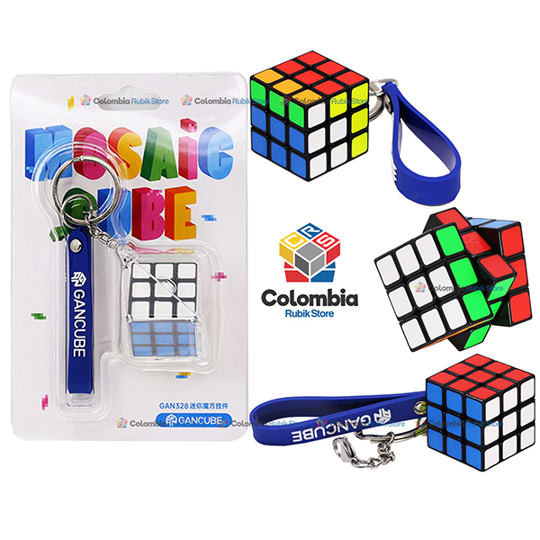 GAN_Llavero_30mm_3x3_Negro Cubo Rubik GAN328 Llavero 28mm 3x3 Negro - Venta de Colombia