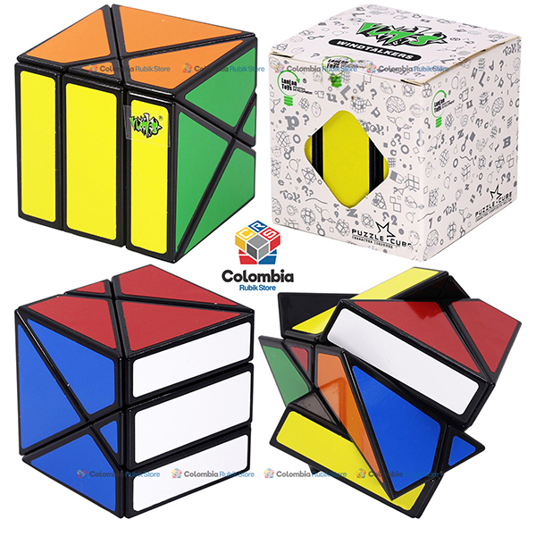 Cubo Rubik LanLan X Skewb Negro