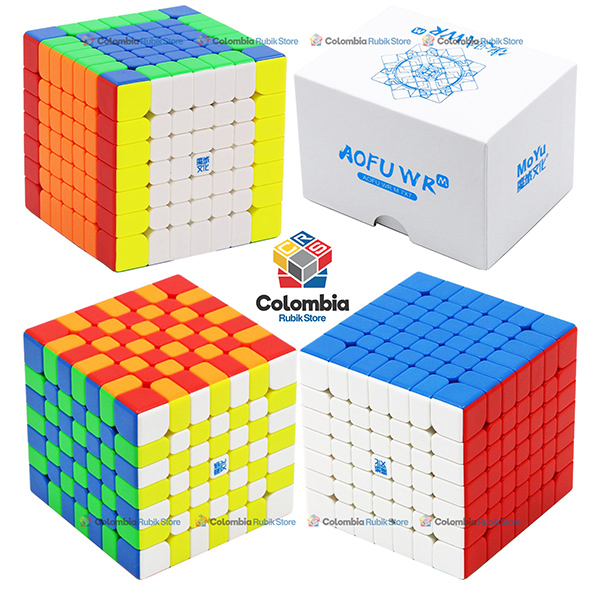 MoYu_AoFu_WRM_7x7_Stickerless MoYu AoFu WRM (Magnético) 7x7 Stickerless