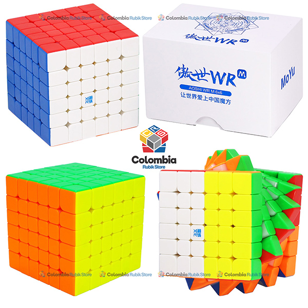 MoYu_AoShi_WRM_6x6_Stickerless Cubo Rubik MoYu AoShi WRM (Magnético) 6x6 Stickerless