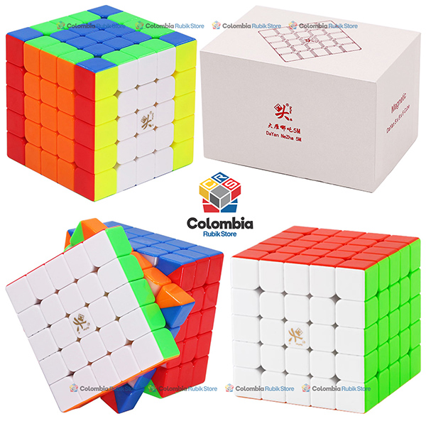 DaYan_NeZha_5M_5x5_Medium_Magnetic_Stickerless Cubo Rubik DaYan NeZha 5M (Medium Magnetic) 5x5 Stickerless