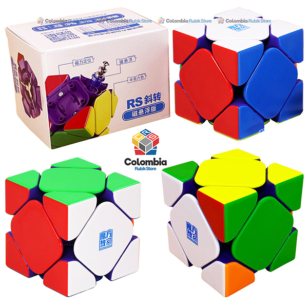 MoFang JiaoShi_RS_Skewb_Maglev_Stickerless MoFang JiaoShi RS Skewb Maglev (Magnético) Stickerless