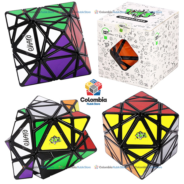 LanLan_Edge_Turning_Octahedron_Negro Cubo Rubik LanLan Edge Turning Octahedron Negro