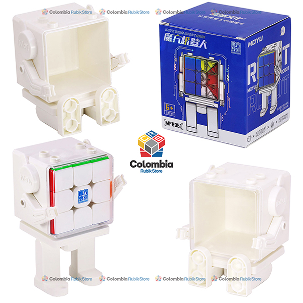 MoFang JiaoShi_Cube_Robot_Blanco MoFang JiaoShi Cube Robot #1 Blanco