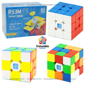 Cubo Rubik MoFang JiaoShi RS3M V5 Magnetic 3x3 Stickerless