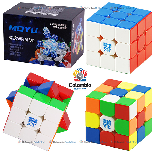 Moyu_WeiLong_WRM_V9_20_Magnet_BallCore_UV_3x3_Stickerless Cubo Rubik Moyu WeiLong WRM V9 20 Magnet BallCore UV 3x3 Stickerless